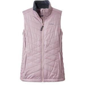 L.L. Bean Primaloft Quilted Puffer Vest Vintage Lavender Women’s  Medium Petite
